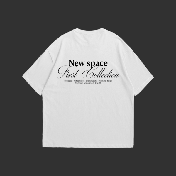 Remera oversize -drop 001- New space